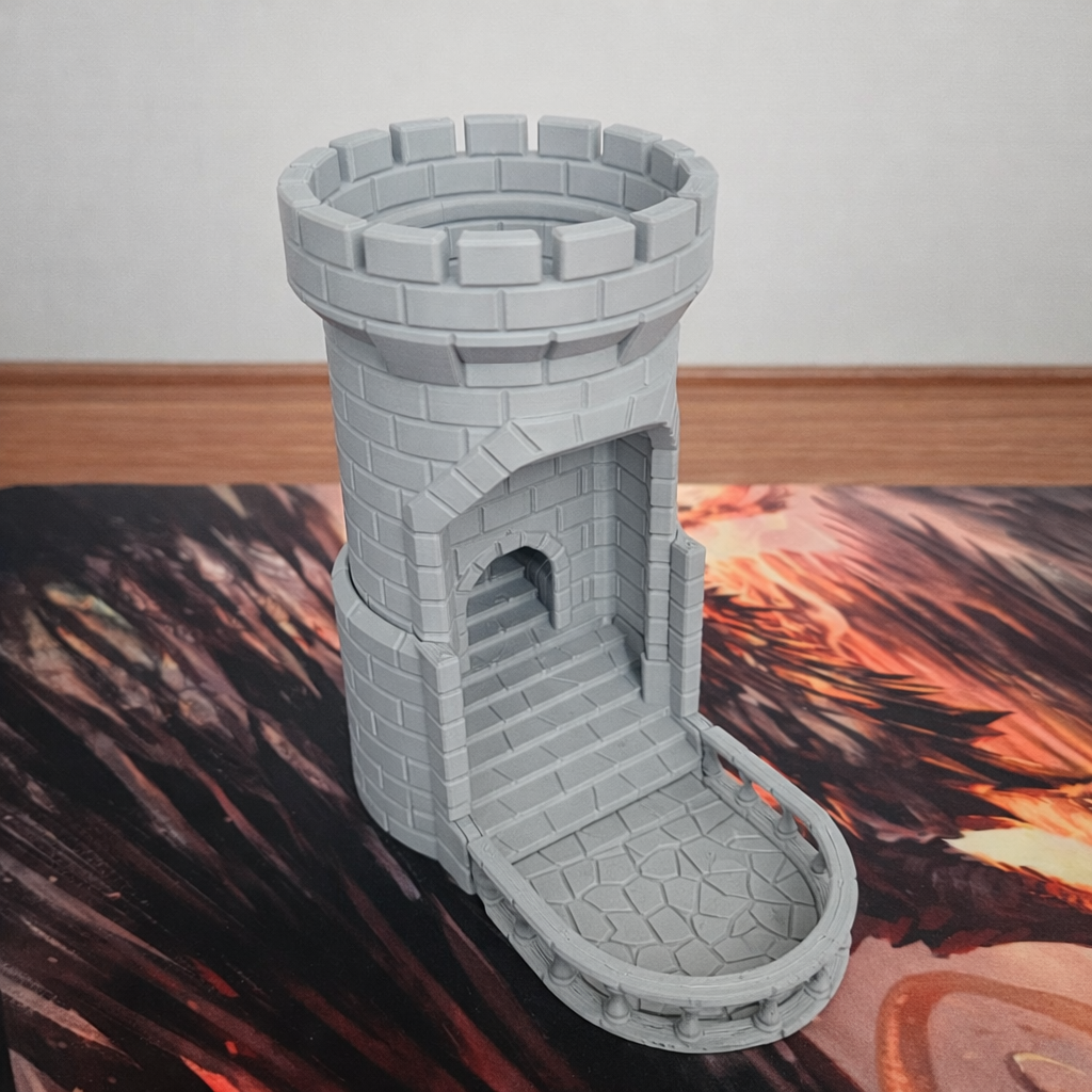 Torre de Dados com Reroll – Dice Tower