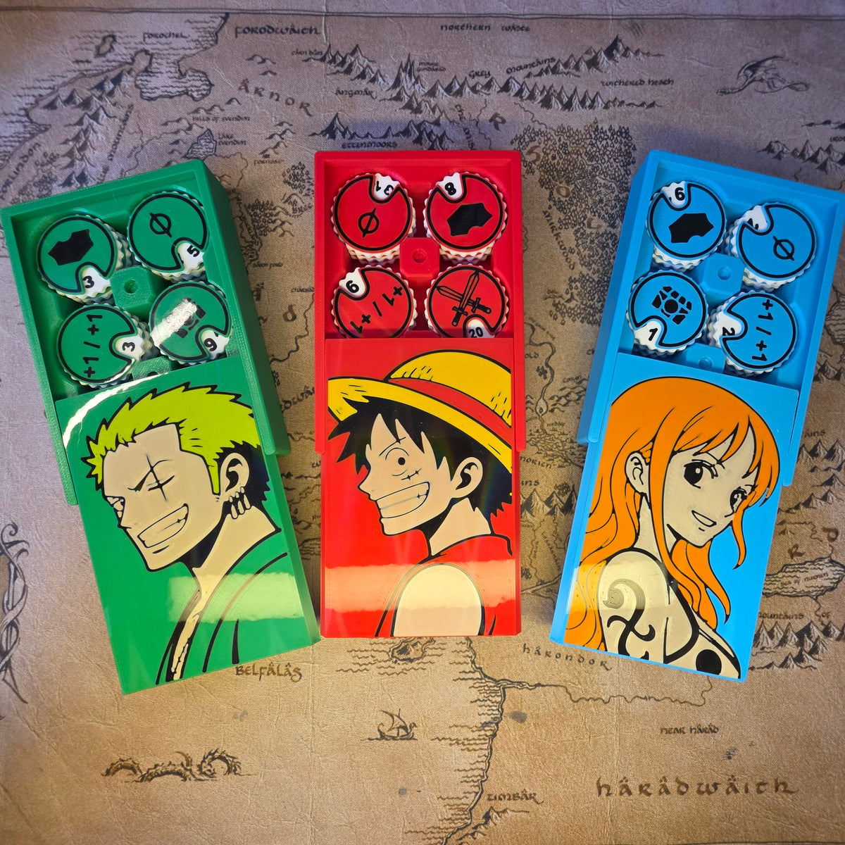 Caixa 18 Marcadores One Piece