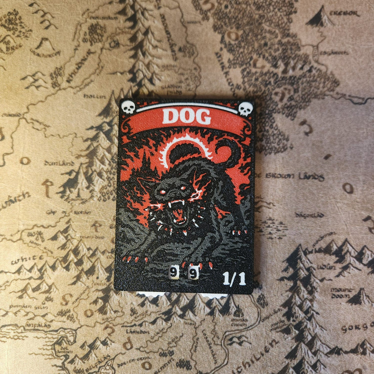 Token com Contador -  Magic the Gathering Personalizado