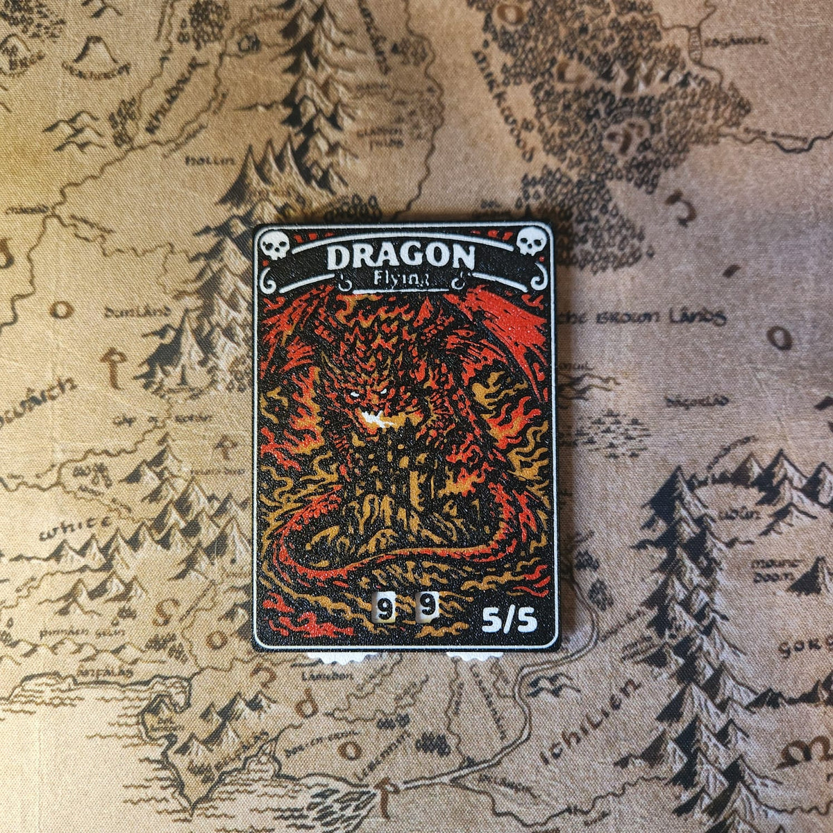 Token com Contador -  Magic the Gathering Personalizado